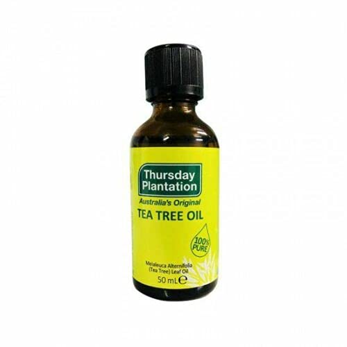 Thursday Plantation Aceite puro de árbol de té, 50 ml para aliviar cortes menores, quemaduras, abrasiones, granos, picaduras y picaduras (1 unidad)