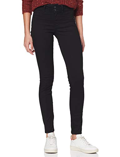 Tiffosi One_Size_Double_Up_3 Vaqueros Straight, Negro (Black), Única para Mujer