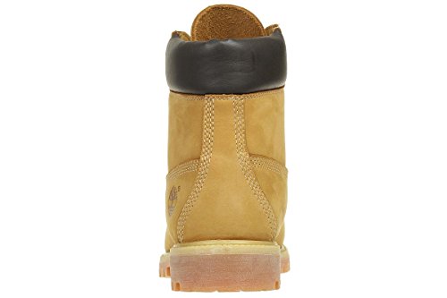 Timberland 6-Inch Premium Boot, Botas para Hombre, Amarillo (Wheat Nubuck), 41.5 EU