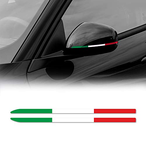 Tiras Adhesivas Bandera Italia para Espejos Alfa Romeo Giulietta