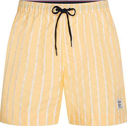 Tommy Hilfiger Cordón Mediano Baador para Hombre, Morning Glow Stripe, S
