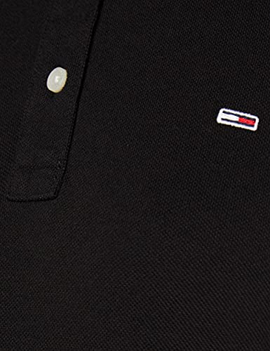 Tommy Hilfiger Tjw Slim Polo Camiseta, Negro (Black), XXL para Mujer