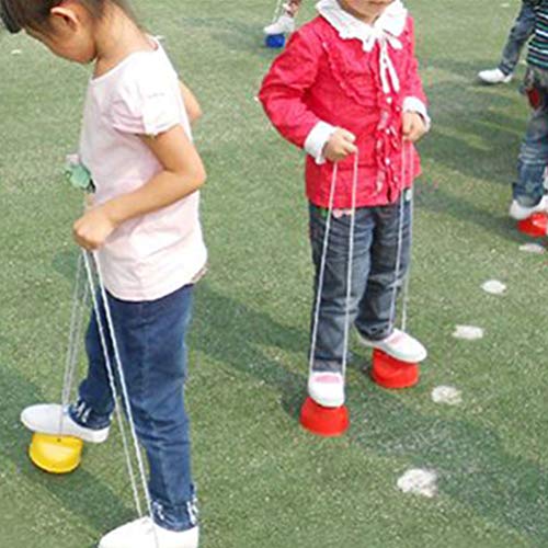 TOYANDONA 4 Unidades de Zancos de Cubo de Plástico para Niños Equipo de Entrenamiento de Zancos de Equilibrio para Niños Juegos Al Aire Libre