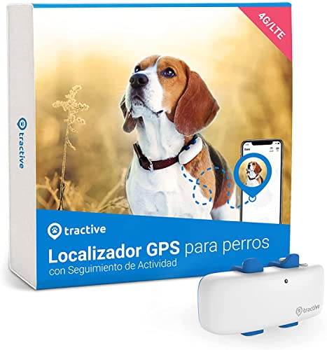 Tractive Collar GPS Perros (2021). Conoce Siempre la ubicación de tu Perro. Localización y Seguimiento de Actividad Las 24 h