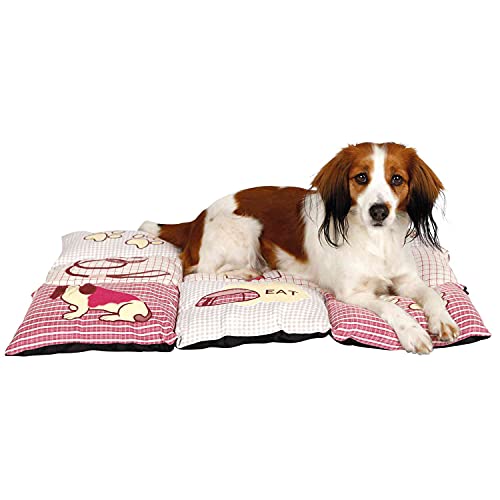 Trixie Manta para Perros Mascotas - Manta Sofa Suave Manta para Mascotas Perros Gatos Cálida Protección Manta Beany 100x70 cm Burdeos