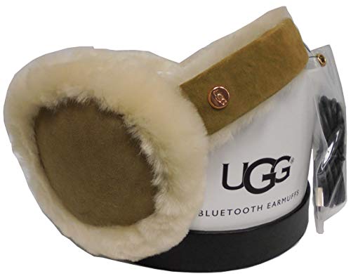 UGG W Sheepskin Bluetooth Earmuff Orejeras, Chestnut, Talla única para Mujer