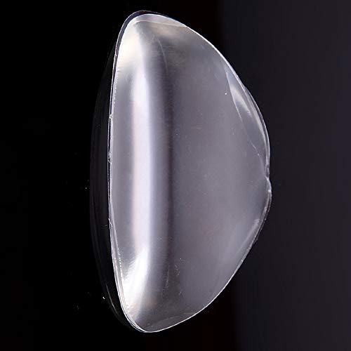 U/K Almohadillas de gel de silicona autoadhesivas, para pies planos, un par, transparentes, prácticas y prácticas.