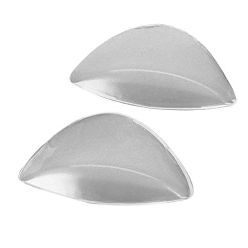 U/K Almohadillas de gel de silicona autoadhesivas, para pies planos, un par, transparentes, prácticas y prácticas.
