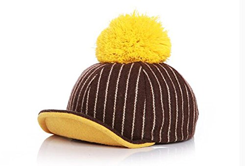 Una moda casquillo de los niños del bebé encantador del sombrero del invierno