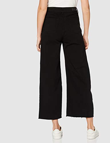 United Colors of Benetton Pantalone Vaqueros Straight, Negro (Nero 100), 38 (Talla del Fabricante: 27) para Mujer
