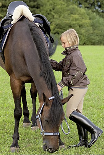 United Sportproducts Germany USG 12150001-433-200 Happy Boot - Botas de equitación para niños (talla 33, estrechas, altura 33 x ancho 30), color negro