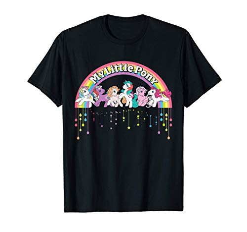 US My Little Pony +Logo Retro 01 Black Camiseta