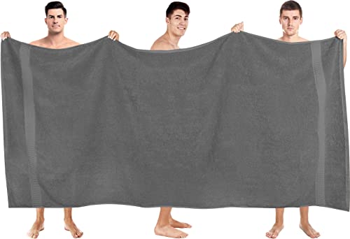 Utopia Towels - 2 Toallas de baño Grandes (90 x 180 cm, Gris)