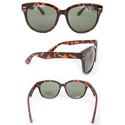Utopiat gafas de sol retro estilo carey con ojos de gato de audrey inspiradas en las de BAT