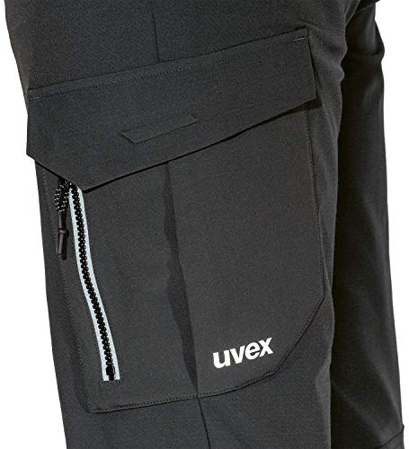 Uvex 17508 Pantalones para Exteriores - Pantalones de excursión para Hombres con Forro de algodón - Gris - 56