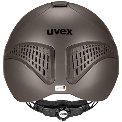 Uvex exxential II Casco de equitación, Adultos Unisex, Mocca Mat, 55-57 cm