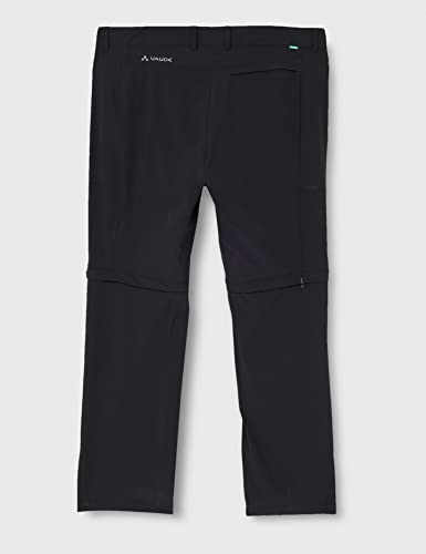 VAUDE Farley Stretch Zo - Pantalones para hombre, Hombre, Pantalones, 42241, negro, 48-Short