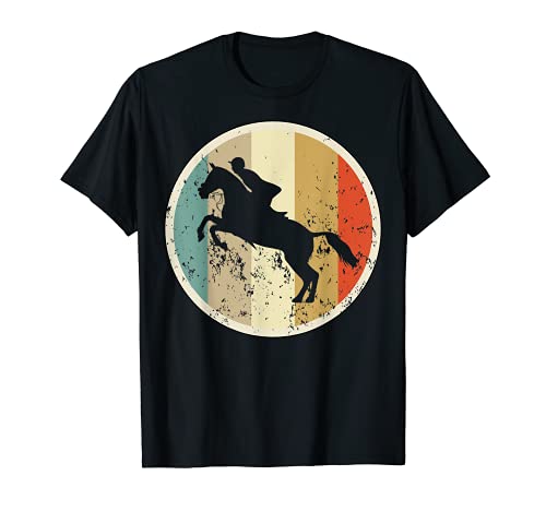 Vintage Clásico concurso hípico equitación ecuestre caballo Camiseta