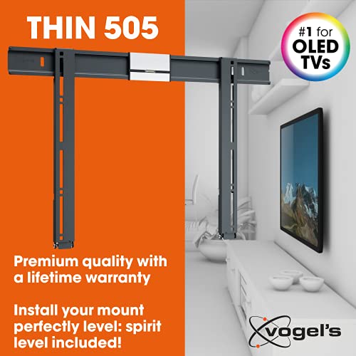 Vogel's THIN 505 Soporte de pared para TV, Fijo, Para televisores de entre 40-65 pulgadas (102-165 cm), Máx. 40 kg, VESA Máx. 600x400, Certificación TÜV