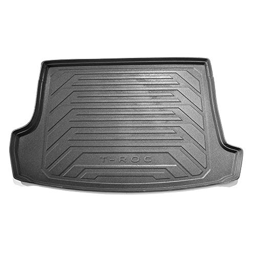 Volkswagen 2GA061160 - Alfombrilla para Maletero (con inscripción T-Roc, para Suelo de Carga Variable (posición Superior), Color Negro