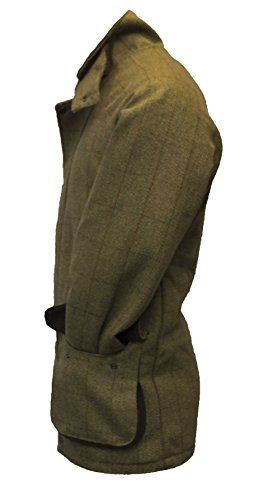 Walker and Hawkes - Chaqueta de Tweed para Hombre - Abrigo Inspirado en la hípica y la Caza - Salvia Claro - S (40"-42")