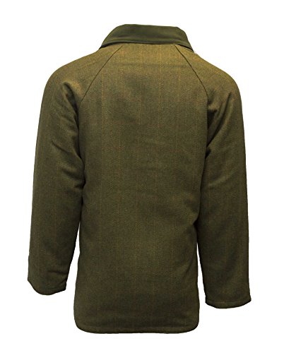 Walker and Hawkes - Chaqueta de Tweed para Hombre - Abrigo Inspirado en la hípica y la Caza - Salvia Oscuro - M (42"-44")