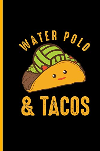 Water Polo & Tacos: Cinco De Mayo Fiesta notebooks gift (6"x9") Dot Grid notebook
