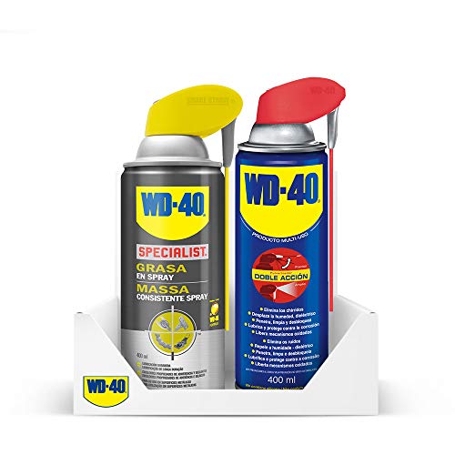 WD40 Pack 400ML Doble Acción + Grasa en Spray 400ml
