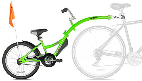 WeeRide 86457 Bicicleta Remolque Copilot, Niños, Verde, 20
