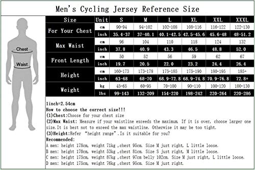 Weimostar Maillot de Ciclismo para Hombre Bici Tops MTB Jersey Zip Mountain Road Ropa Bicicleta equitación Top Sports Racing Camisa Masculina Ropa Deportiva Israel M