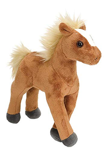 Wild Republic - Mini caballo de Peluche Cuddlekins, 20 cm, color marrón (13595)