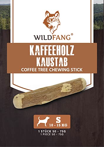 Wildfang® Raíz para Masticar Hecha de Madera del árbol de café para Perros I Hueso de Madera - Juguete para Masticar - Cuidado Dental y Entrenamiento de la mandíbula I Palo Duradero y Natural