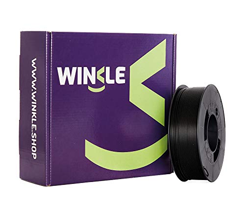 Winkle Filamento ASA 1.75mm | Filamento Impresora 3D |ASA 3D | Impresión 3D | Color Negro Azabache | Bobina 1000gr