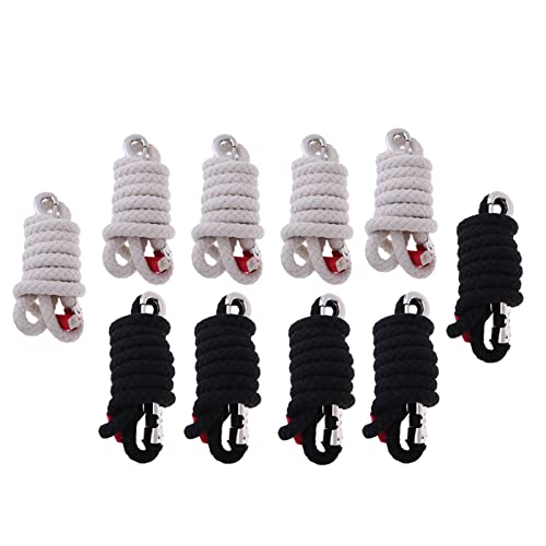 WULE-RYP Productos para Mascotas Cuerda de Plomo de Caballo de algodón Grueso con Clip de gatillo Montar a Caballo Material de Equipo Ecuestre líder (Color : Black 2m)