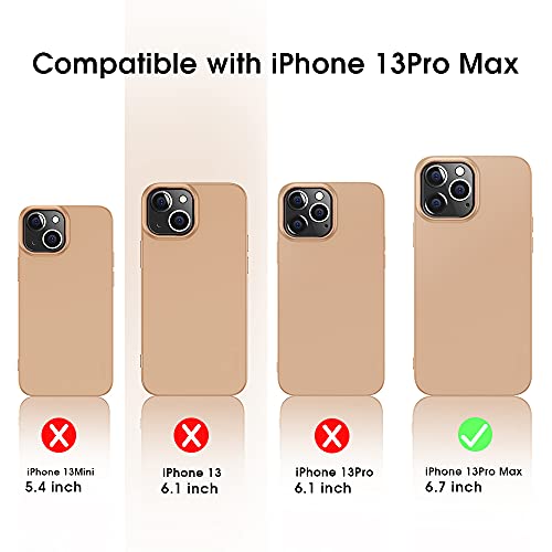 X-level Funda para iPhone 13 Pro MAX, Suave TPU Gel Silicona Ultra Fina Anti-Arañazos y Protección a Bordes Funda Phone Case para iPhone 13 Pro MAX - Oro
