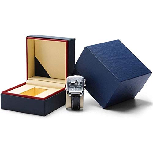 XJJZS Caja de reloj de madera Reloj de pulsera de madera brillante premium/brazalete Caja de almohada Gran regalo de regalos de regalo de regalo
