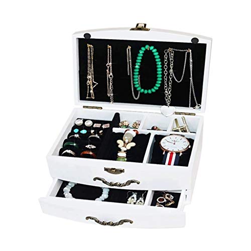 XJJZS Mostrar la caja del organizador, la fibra de carbono de diseño - Hebilla for la joyería for hombre Relojes, titular de almacenamiento hombre TOP, Cajón almohadas