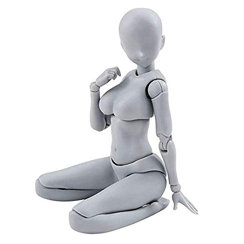 Youzpin Artists Sketch Modelo de figura de acción de extremidades movibles, kit de maniquí humano de cuerpo flexible, juguete de pintura articulado para niños estudiantes