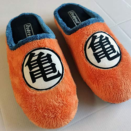 Zapatillas Kanji Kame inspiradas en Dragon Ball cómodas casa Goku (Numeric_41)