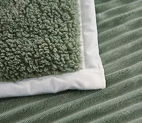 Zoomlie Manta de franela de tres capas de forro polar mullida y suave manta gruesa para cama / sofá/hotel (estilo 14,200 x 230 cm)