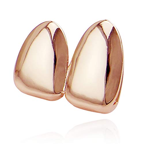ZOYLINK 2 Piezas Grillz De Dientes De Hip Hop Grillz Plateado Gorra Grillz Boca Grillz Joyas De Dientes Para Hombres Mujeres