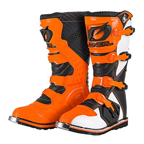 0329-309 - Oneal Rider EU Motocross Boots 9/42 Orange (UK 8)