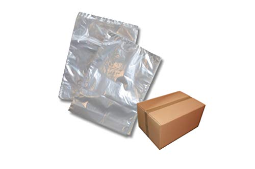 1 caja = 2000 unidades, 300 x 450 mm, 25 µ, polietileno, bolsas planas, transparentes, aptas para alimentos, del fabricante e importador