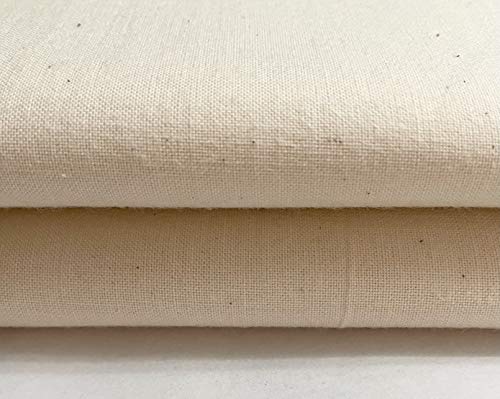 100% algodón natural calico tela artesanal, peso medio, 160 cm extra ancho (1 metro)