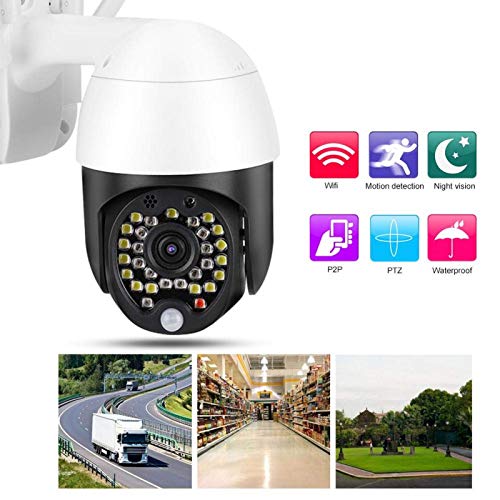 1080P CCTV 1 Pulgada Domo WiFi CAM Mini Sistema de vigilancia 1080P HD para reconocimiento de Campo para Seguridad(European regulations)