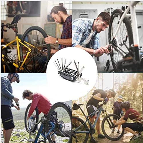 16-in-1 para bicicleta de montaña multiusos herramientas/destornillador hexagonal Llave Interior y Exterior/combinación equitación equipo
