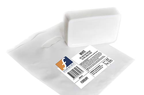 1kg Base de Jabón Blanco Derretir y Verter, sin SLS,White opaque soap base Forbury Direct