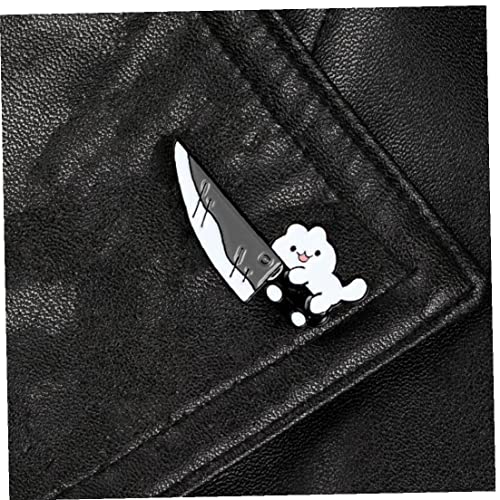 2 Unids Dibujos Animados Gato Pato Cortador Broche Insignia Pin Divertido Ropa Vaquero Todo-Partido Insignia para Hombres Mujeres