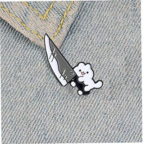 2 Unids Dibujos Animados Gato Pato Cortador Broche Insignia Pin Divertido Ropa Vaquero Todo-Partido Insignia para Hombres Mujeres