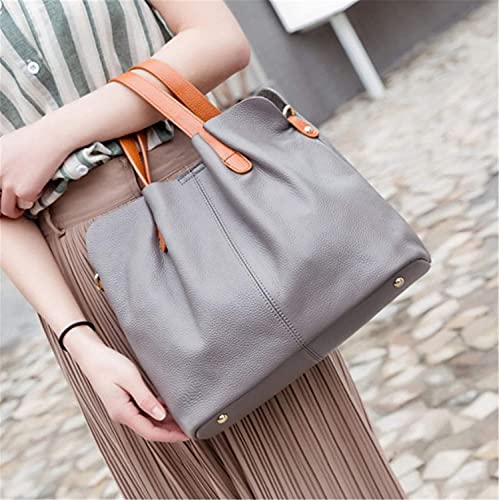 2021 Latest Soft Leather Tote Bag,Trendy Large Capacity Soft Leather Shoulder Bags,Womens Simple Classic Solid Color Quilted Crossbody Suitable For All Beautiful Ladies (blue)